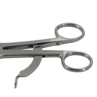 Beckman Eaton Laminectomy Retractor Hinged Sharp 7x7 Teeth 1 3/4" Wide X 2" Deep Size 12 3/4"