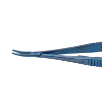 Jacobson Microvascular Needle Holder Curved 5" Titanium