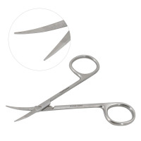Precision Scissor 4 1/2" Slightly Curved
