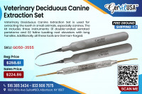 Veterinary Deciduous Canine Extraction Set