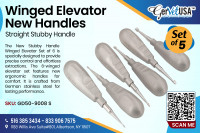 Winged Elevator Straight Set of 6 New Handle