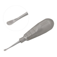 Single-Ended Bone Curette/Periosteal #20F New Stubby Handle