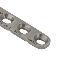 GV Bone Plate 55mm Length 22mm Width 2mm Thickness 6 Round Holes