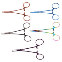Halsted Mosquito Forceps 4 3/4 inch, Color Coated, Curved