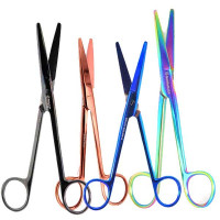 Mayo Scissors 5 1/2 inch Curved - Color Coated