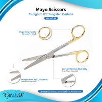 Mayo Scissors Straight Tungsten Carbide