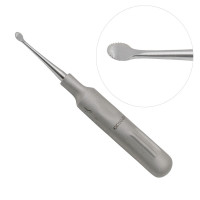 Molt Bone Curette Serrated Mini Handle